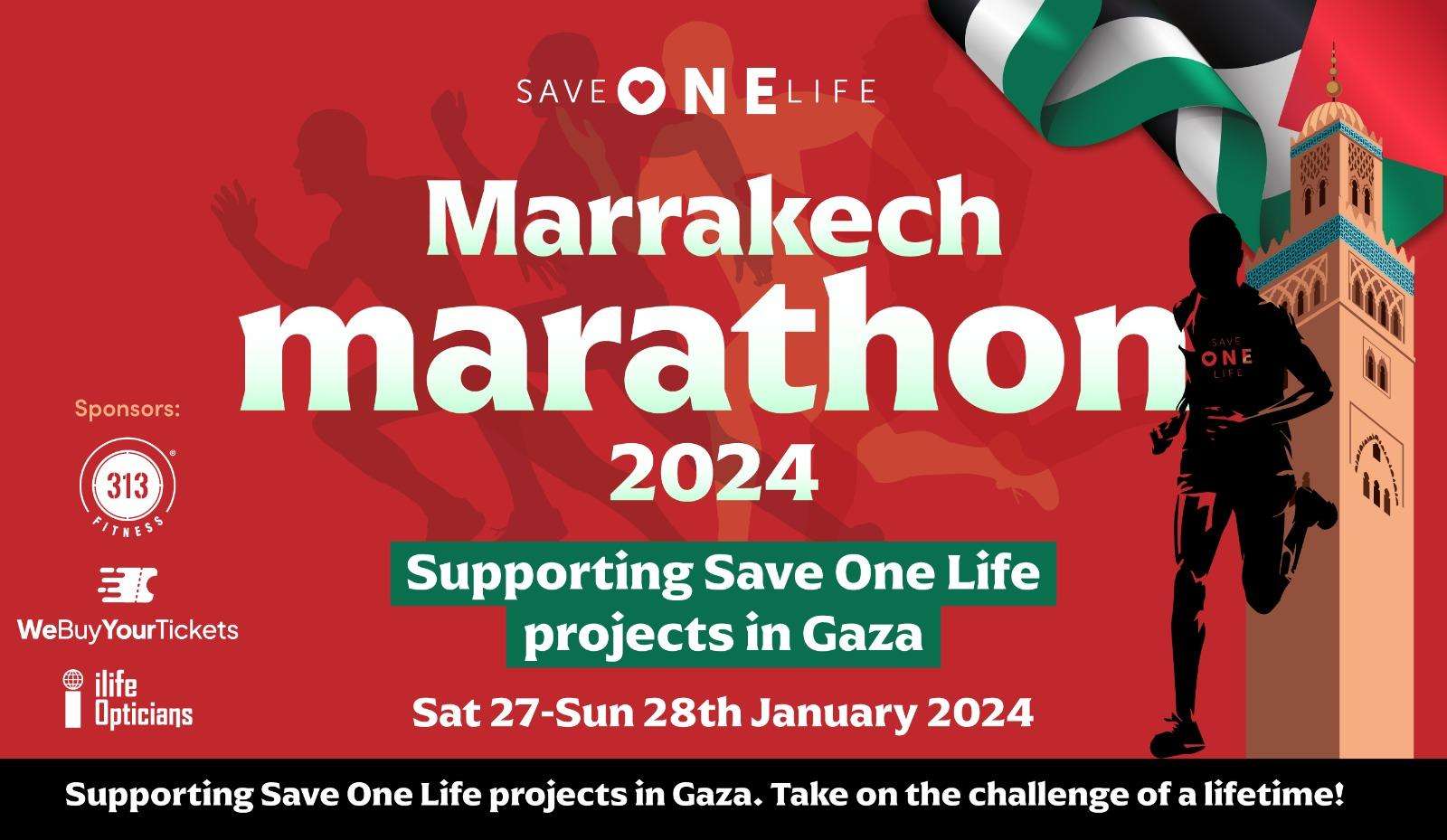 Marrakech Marathon for Gaza